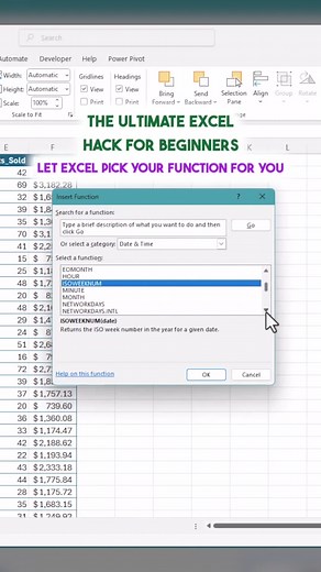 The ultimate Excel hack for beginners⚡ Register for my FREE live Excel 101 Masterclass using the link in my bio💯 #excel #exceltips #exceltraining