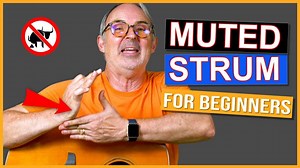 Easy MUTED STRUM for Beginners - Real Guitar Lessons by Tomas Michaud