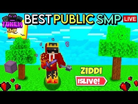 👁️‍🗨️ New Best Public Survival Smp Server For Minecraft 🌲| Java + Pe | 24/7 Online | Free To Join 😱