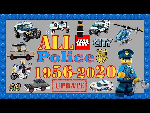 ALL Lego City Police 1956 2020 UPDATE