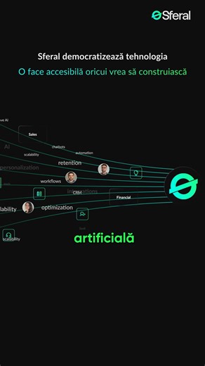 1K views · 24 reactions | Creezi automatizări, aplicații, website-uri și procese digitale adaptate businessului tău, doar prin dialog - fără cod, configurări sau integrări complicate. Fără cod, doar dialog. Pe 25 noiembrie, la ora 19:00, îți arătăm cum Sferal AI Business Operating System vorbește pe limba ta. | Adrian Dragomir | Facebook
