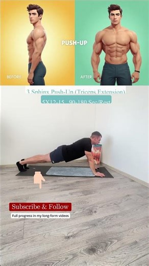 “4 Push-Up Variations That HIT DIFFERENT!”#pushups #pushupworkout #pushupexercise #pushupchallenge