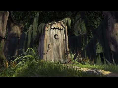 Шрек выходит из туалета Мем