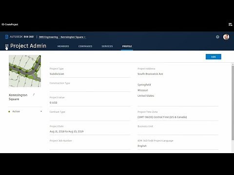 Learning BIM 360 Docs – Pt. 2 Creating a Project