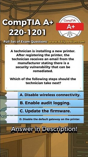 CompTIA A+ (220-1201) Exam-Style Practice Question 2026