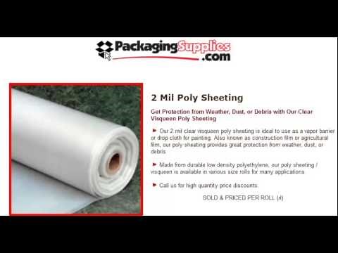 Clear Poly Sheeting