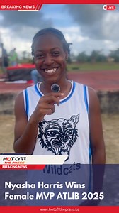 St. John’s Junior College (SJCJC) star Nyasha Harris emerged as the standout female athlete at the 2025 ATLIB Track and Field Championships, held at the Marion Jones Sports Complex in Belize City. Harris clinched the Female MVP title with a series of impressive victories that underscored her versatility and speed. Harris won gold in the following events: - **100m Sprint** – finishing in 12.50 seconds - **200m Race** – clocking 24.36 seconds - **High Jump** – clearing 1.30 meters - **4x100m Relay