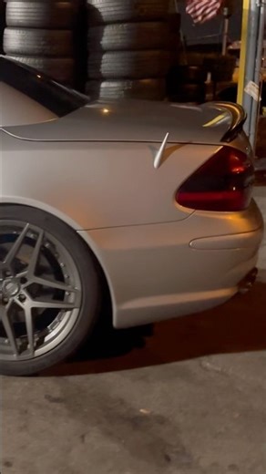 Correcting the tires on a 2003 Mercedes SL55 AMG Kompressor