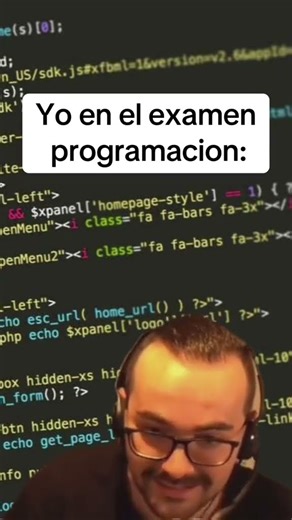 🤣 YO EN EL EXAMEN DE PROGRAMACIÓN (NO ENTIENDO NADA) #tecnologia #memes #meme #it #humor #coding