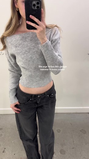 Garage Clothing Off-Shoulder Sweater Collection
