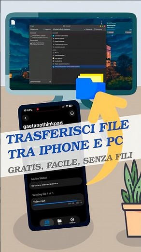 👉 Metodo super semplice per trasferire file da iPhone aPC. #android #iPhone #ios