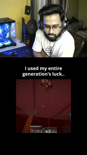 MLG in the Nether?! Nah This Can’t Be Real 🤨 Bro was PvPing piglins in the Nether and got pushed off 😳 He somehow MLG clutched, found Netherite, fell again, MLG’d again, and then discovered a chest FULL of the rarest items 💀🔥 Video title says “He used his entire generation’s luck” But let’s be honest… MLG in the Nether isn’t possible 🤨 Real or fake? Tell me in the comments 👇 #Minecraft #MinecraftShorts #Nether #MinecraftReaction #GamingShorts #MinecraftPvP #MinecraftLuck #FakeOrReal #GameJ