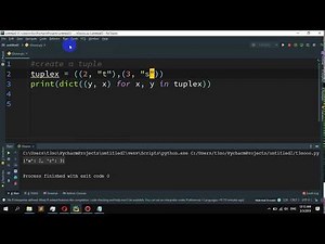 How to convert a tuple to a dictionary in Python