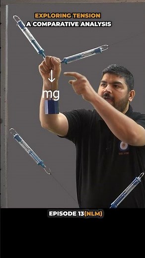 TENSION FORCE EXPERIMENT #experimentscience #experiment #tensionforce #physics #springforce #iitjee