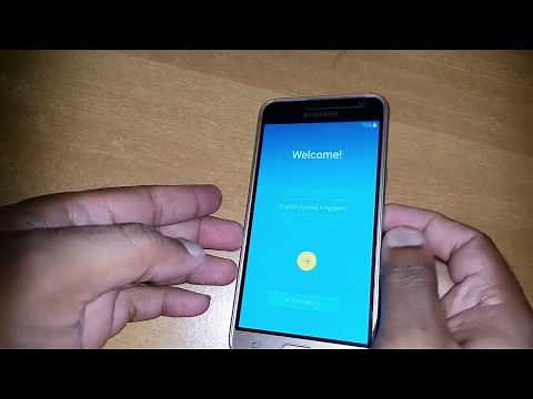 SAMSUNG J320F Galaxy J3 (2016) - How to Hard Reset/Remove Pattern Lock