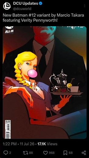 Batman # 12 variant featuring Verity Pennyworth! #batman #comics #comicbooks #shorts #short