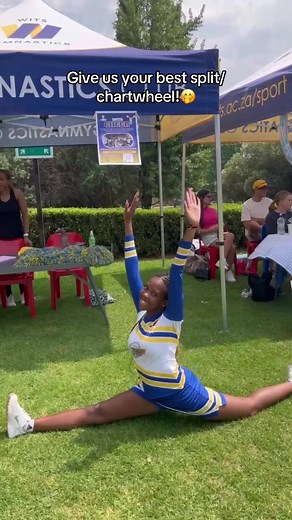 Cheer Tumblers Showcase Impressive Splits & Backflips