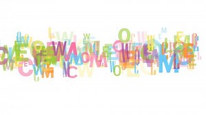 WELCOME colorful kinetic type