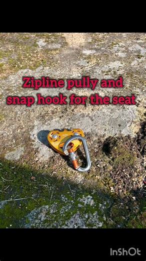 Danger: 80m DIY backyard zipline build 😳🔥 #DIY #zipline #shorts #fun