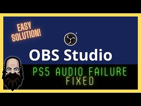 No Audio from PS5 to OBS (FIXED)