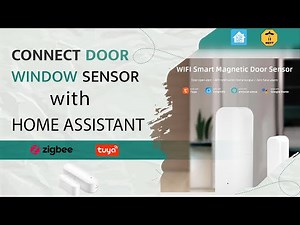 How to Install setup Door & Window sensor with Home Assistant #zigbee2mqtt #homeassistant #tuya