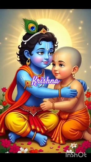 Divine Childhood of Bal Krishna 🍼🌸 #flute #love #music #peace #bhakti #ytshorts