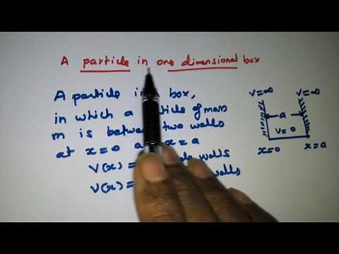 Derivation - A Particle in a One Dimensional Box