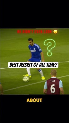 Fabregas No Look Assist