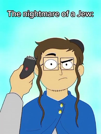 #jew #jewish #haircut #judaism #semitism #israel #israeli #cartoon #animation