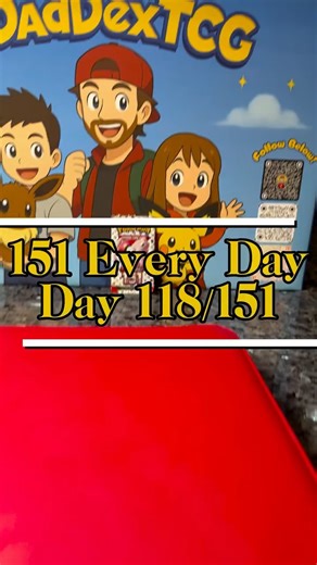 DadDexTCG on Instagram: "Can We Pull All 151 Pokémon? | Scarlet & Violet 151 Daily Opening Day 118! #ScarletAndViolet151 🔥 Opening a Scarlet & Violet 151 Pokémon pack EVERY DAY until the end of the year! 🔥 Can we pull all 151 before 2026? Watch daily as we hunt for Charizard EX, Mewtwo, Mew, and every rare card in the set! 🎁 End-of-year giveaway coming soon — subscribe so you don’t miss it! 💬 Comment your favorite Pokémon for bonus entries! #Pokemon #PokemonTCG #ScarletAndViolet151 #PokemonC