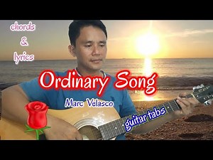 Ordinary Song guitar cover