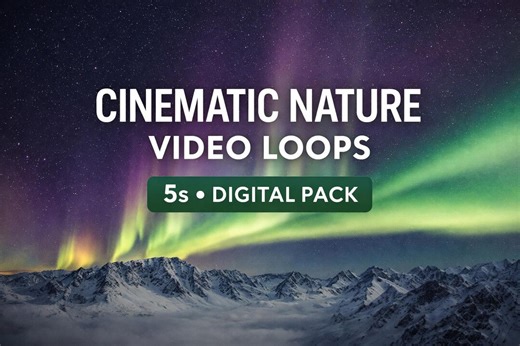 Epic Cinematic Nature Video Loops Pack 5s Ambient Backgrounds for Content Creators - Etsy