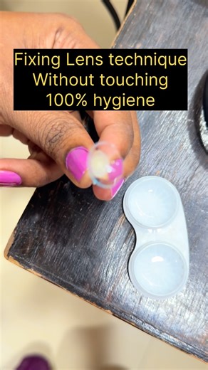 Sharu | Chennai Bridal Makeup Artist on Instagram: "No hands. No contamination. Just precision lens fixing.” Perfect way to fix lenses without touching hands👀✨ . Your wedding day deserves PERFECT vision — without discomfort 💍👰‍♀️ . Instead of using fingers, we use a professional lens fixer tool that: ✔ Holds the lens securely ✔ Aligns it with perfect precision ✔ Fixes the lens in seconds ✔ Avoids direct hand contact completely This method reduces risk of contamination, ensures comfortable fit