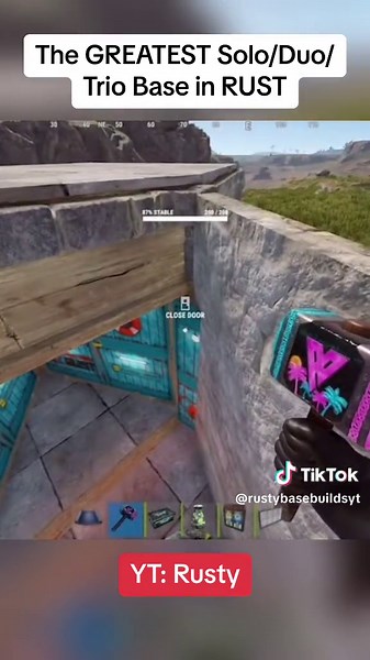 Full video on my channel! (Channel Link in my bio) #rust #rustgame #rusttok #fyp #rustconsole #rustpc #rustclips #rustbase #rustbasebuild #rustgameplay