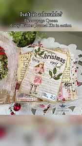 Have you ever tried making your own Junk Journals before?📔 Decoupage Queen Journal Kits make it EASY! Each kit has 14 pages that include signature covers, fussy cut pages, belly bands, tags and more! ALL of them - designed to work together giving you an amazing place to start with! ❄️Journal in photos above - created by @nancybeedesigns using our “Cozy Winter” journal kit! ❄️Get yours by heading to www.decoupagequeen.com or from one of our Retailers! 🙌 #decoupagequeen #junkjournalsupplies #jun