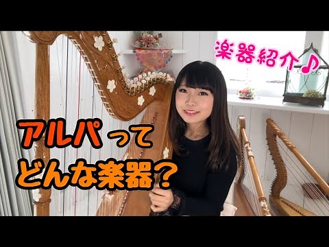【楽器紹介①】アルパってどんな楽器？