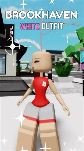 💎Free white skin outfit for Brookhaven 🤩 #brookhaven #fyp