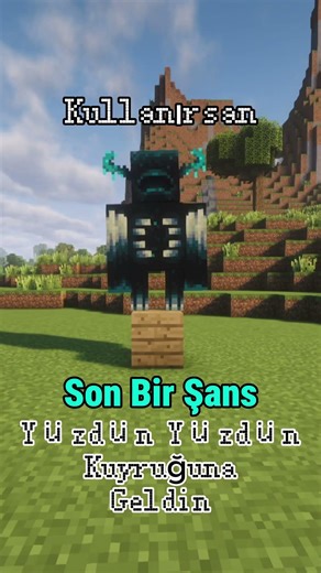 BENİ GÖRE BİLİYOR MUSUN ? 😨 #minecraft #minecraftshorts #minecrafttürkçe
