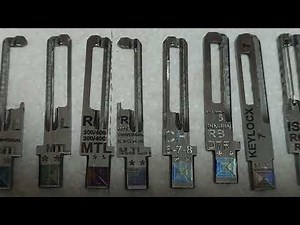 Locksmith tools kit 20 ++Rotor pick