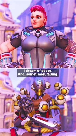 Zarya & Zenyatta Interaction | Overwatch #overwatch #ow