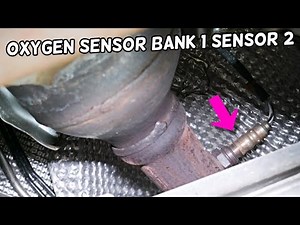 DOWNSTREAM OXYGEN SENSOR BANK 1 SENSOR 2 LOCATION REPLACEMENT EXPLAINED FORD C-MAX FUSION LINCOLN MK