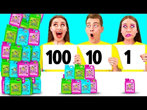 100 Layers of Food Challenge | Funny Kitchen War by Fun Challenge
