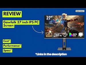 Gawfolk 27” 4K 160Hz Gaming Monitor Review | HDMI 2.1, IPS, 1ms FreeSync Beast