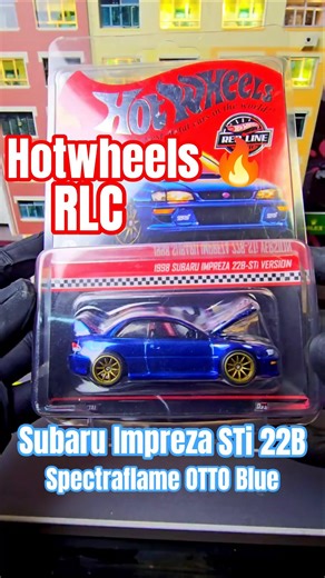 Hotwheels Red Line Club(RLC)1998 Subaru Impreza 22B STi Version #hotwheels #subaru #diecast #shorts