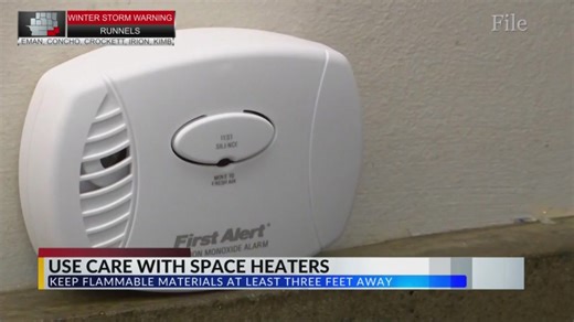 Space heater safety tips as cold hits San Angelo