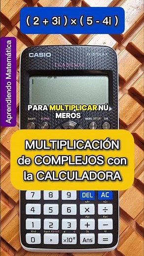 How to multiply COMPLEX NUMBERS with a SCIENTIFIC CALCULATOR 🤔