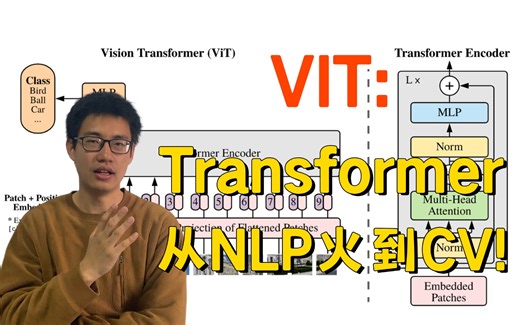VIT：Transformer从NLP火到CV！原理解读+源码实战