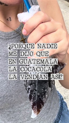 La cocacola en Guatemala. ¿En qué otro país la venden así? #guatemala🇬🇹 #españa🇪🇸