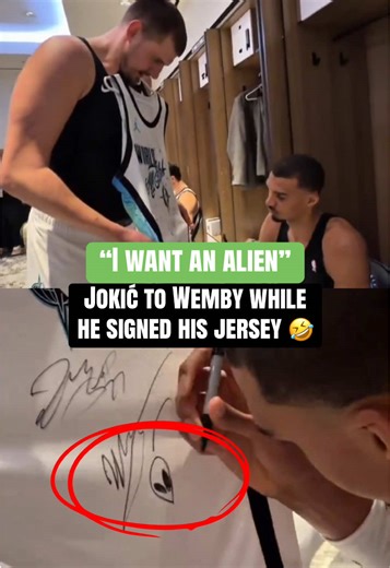 Jokić's All-Star Jersey Request for an Alien