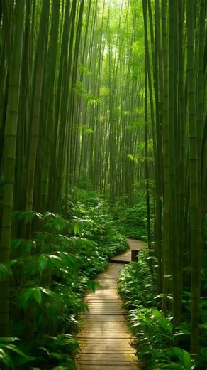 Free Exotic Bamboo Forest Walkway | Ultra Realistic Relaxing Footage (Free Stock Footage)